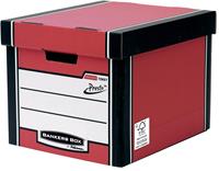 Bankers Box premium hoge opbergdoos, ft 33 x 29,8 x 38,1 cm, rood