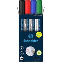 Schneider 4 Maxx 293 Whiteboard- und Flipchart-Marker farbsortiert 2,0 - 5,0 mm