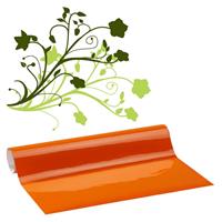 PlottiX Vinylfolie permanent orange 31,5 cm x 1,0 m, 1 Rolle
