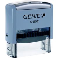 Genie S-502 Selbstfärbender Stempel Set mit bis zu 5 Zeilen