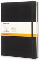 Moleskine notitieboek, ft 19 x 25 cm, gelijnd, harde cover, 192 blad, zwart