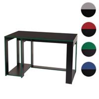 HWC Mendler Schreibtisch schwarz/grün
