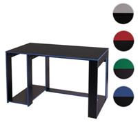 HWC Mendler Schreibtisch schwarz/blau