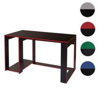 HWC Mendler Schreibtisch schwarz/rot