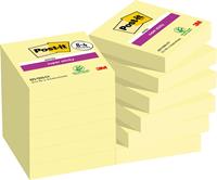 Post-it Super Sticky notes Canary Yellow, 90 vel, ft 47,6 x 47,6 mm, 8 + 4 GRATIS