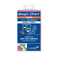 Legamaster Flipchartnotizen Magic 7-159499 10x20cm sort 500 St./Pack.