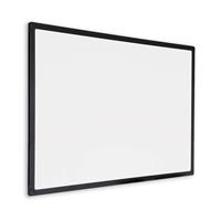 IVOL Whiteboard Met Zwart Frame agnetisch - 100x150 Cm