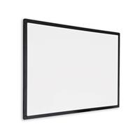 IVOL Whiteboard Met Zwart Frame agnetisch - 90x120 Cm