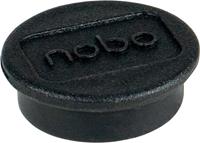Nobo magneten voor whiteboard diameter van 13 mm, pak van 10 stuks, zwart