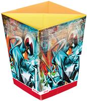 Roth Papierkorb , Graffiti, , aus Karton, 10 Liter