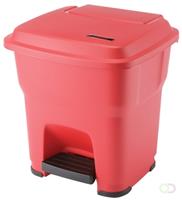 Vileda Abfallbehälter Hera mit Pedal 35l rot