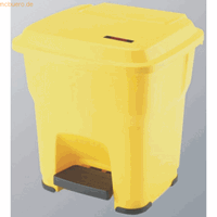 Vileda Abfallbehälter Hera mit Pedal 35l gelb