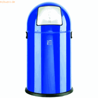 Alco Abfallsammler mit Push-Klappe 20 Liter blau