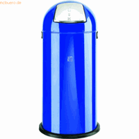 Alco Abfallsammler mit Push-Klappe 52 Liter blau