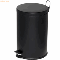 Alco Tretabfalleimer mit Kunststoffeinsatz 20 Liter schwarz