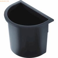 Helit Abfall-Einsatz für Papierkorb H61056, schwarz