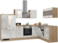 Flex-Well Küchenzeile »Florenz«, mit E-Geräte, Breite 310 x 170 cm