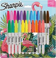 Sharpie Permanent-Marker FINE, 24er BIG PACK , Flamingo,