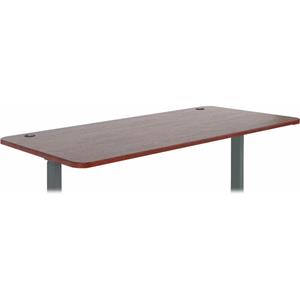 Tischplatte HHG 769 für Schreibtische, Schreibtischplatte, 160x80cm kirsch - brown