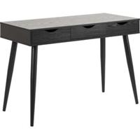 Ebuy24 - Nete Schreibtisch mit 3 Schubladen schwarz.
