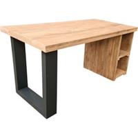 Wood4you Bureau San Diego - steigerhout 150Lx74Dx75H cm antraciet