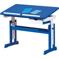 Ebuy24 - Pacur Schreibtisch 1 Schublade, blau, weiss. - Blau