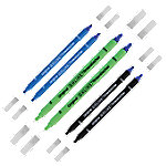 ONLINE Value Uitwisbare pennen Kleurenassortiment Pak met 6 stuks