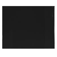 Kangaro 2x Bureau onderlegggers PVC 63 x 50 cm zwart -