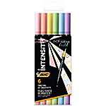 Bic Intensity Dual Pastel Viltstiften 0,7 mm Pastel kleurenassortiment Pak van 12 stuks