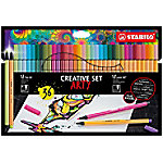 Stabilo Fineliner Karton Arty Kleurenassortiment Pak van 36