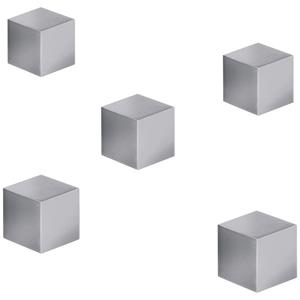 Sigel Magneet C5 Strong, Cube-Design (l x b x h) 10 x 10 x 10 mm vierkant Zilver, Grijs 5 stuk(s) BA728