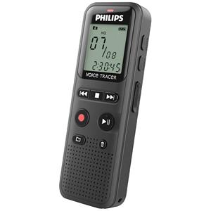 Philips DVT1160 VoiceTracer Audiorecorder Zwart