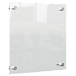 Nobo Mini Whiteboard Voor wandmontage 1915619 Plexiglas Frameloos 300 x 300 mm Transparant