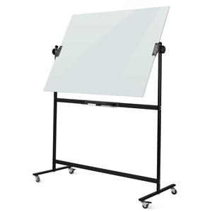 Twinco Verrijdbaar glassboard - Dubbelzijdig - 100x150 cm