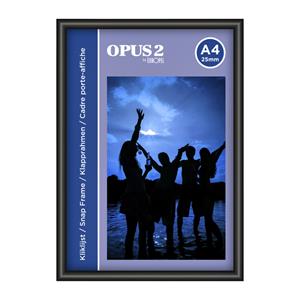 OPUS 2 Kliklijst  A4 25mm Zwart