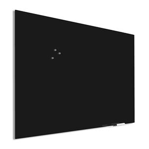 IVOL Glassboard Met Blinde Bevestiging - 100x150 Cm - Zwart