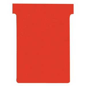 nobo T-Karten, Größe 3 / 92 mm, 170 g/qm, rot