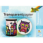 Folia Knutselpapier Kleurenassortiment Transparant papier 42 g/m² 888 10 Vellen