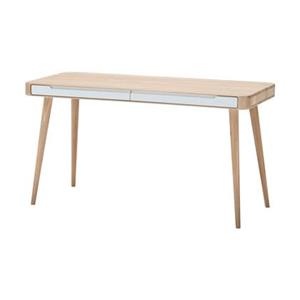 Gazzda Ena desk houten bureau whitewash - 140 x 60 cm