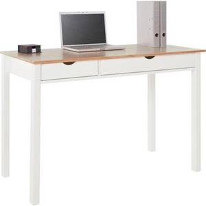 my home Schreibtisch "Gava", aus massivem Kiefernholz, ideal für das home office, Laptoptisch Breite 120 cm