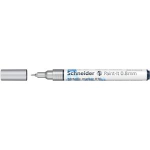 Schneider paint-it marker 010 0.8 mm., kleur zilver metallic