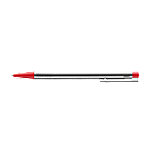 Kugelschreiber LAMY 205 logo, nachfüllbar, blauschreibende Großraummine, silber & matt-rot