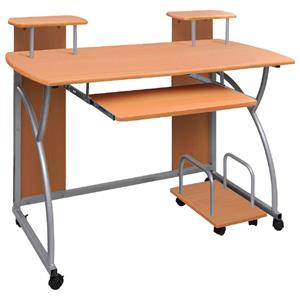 bonnevie Computertisch,Schreibtisch Braun 110x52x88,5 cm Holzwerkstoff vidaXL