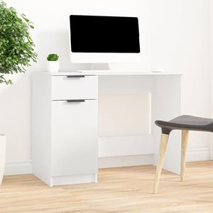 Bonnevie - Computertisch,Schreibtisch Weiß 100x50x75 cm Holzwerkstoff vidaXL