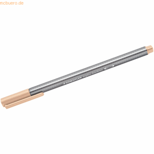 Staedtler 10 x  Fineliner triplus ca. 0,3 mm sand