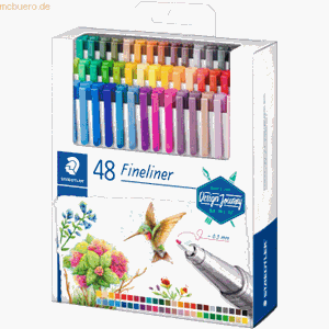 Staedtler Fineliner triplus 48pc Design J.