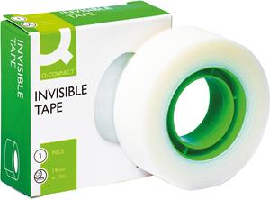 Q-CONNECT plakband, invisible, 19 mm x 33 m