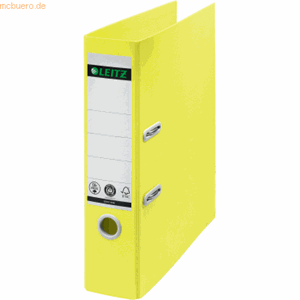 Leitz 180° - lever arch file - for A4 - capacity: 600 sheets - yellow