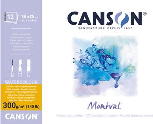 CANSON Zeichenpapierblock , Montval, , 180 x 250 mm, 300 g/qm