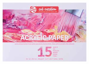 Acrylverfpapier A3 Blok 15 vel 290 gram| Art Creation